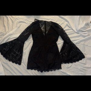 Lace romper, never worn with tags